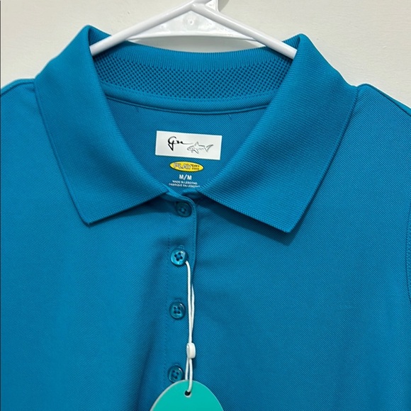 Greg Norman Blue Polo Top - Picture 2 of 3